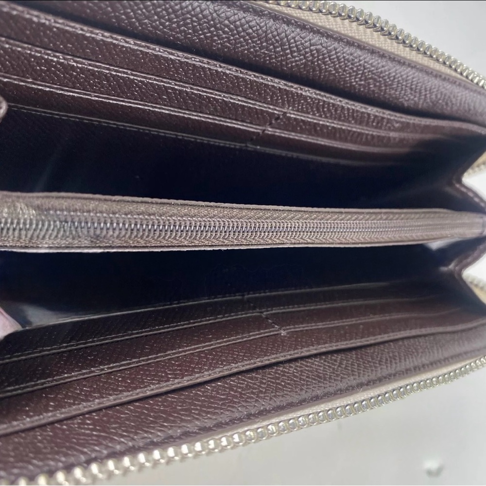 Coach Heart Bandana Rivets wallet Crossgrain leather - Picture 9 of 9